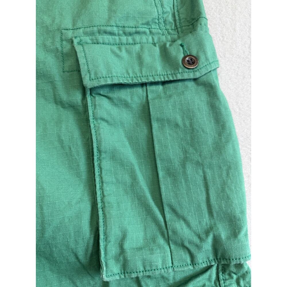 Levi’s Kelly Green Cargo Shorts Mens 32 Ripstop Cotton Relaxed Fit - Picture 5 of 13